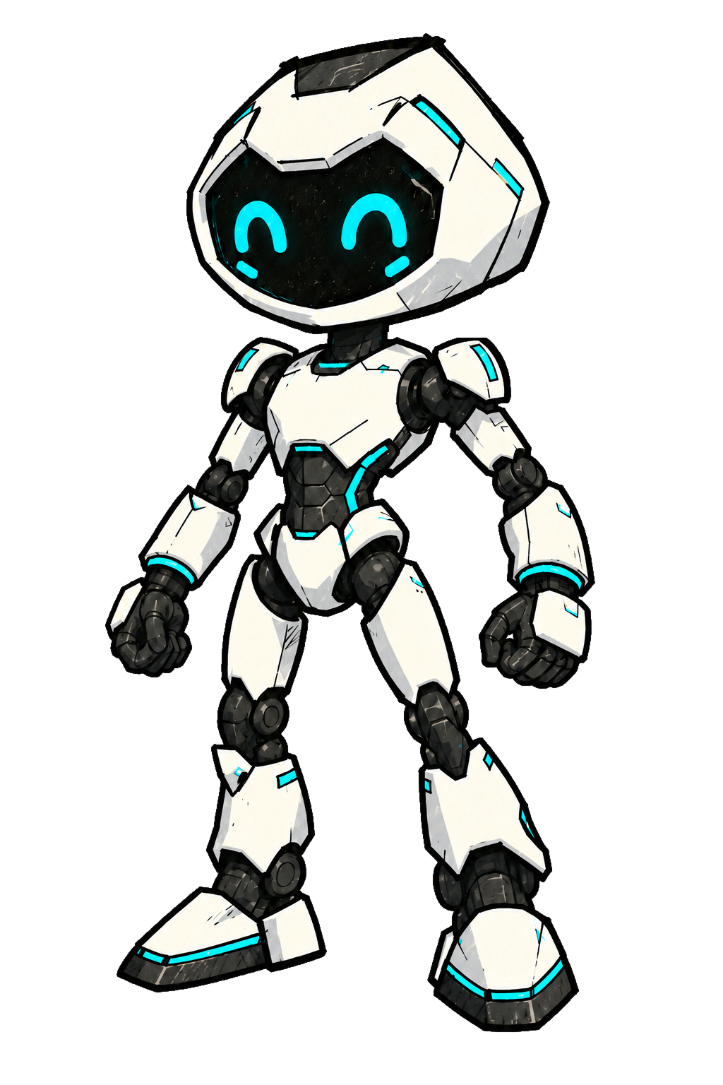 Tiny with his original expression, without a hat